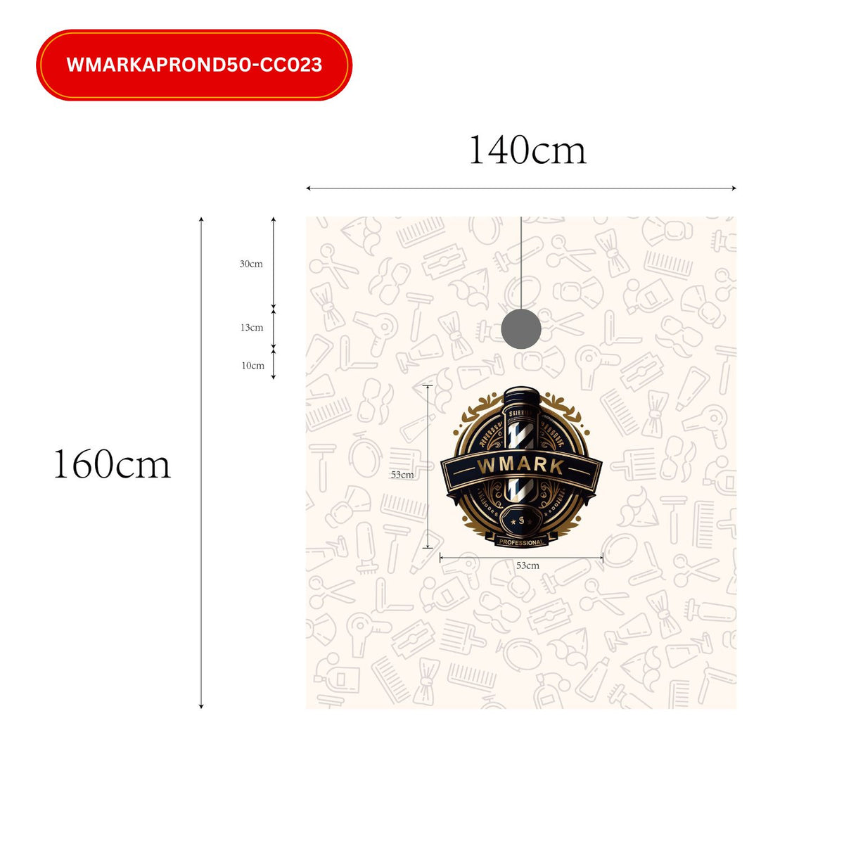 WMARK A Series Barber Cape